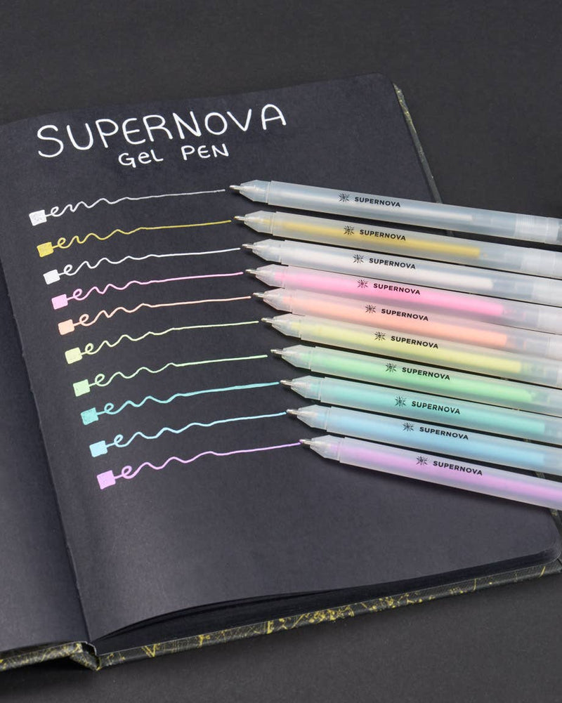 Supernova Gel Pen Pack 10pk