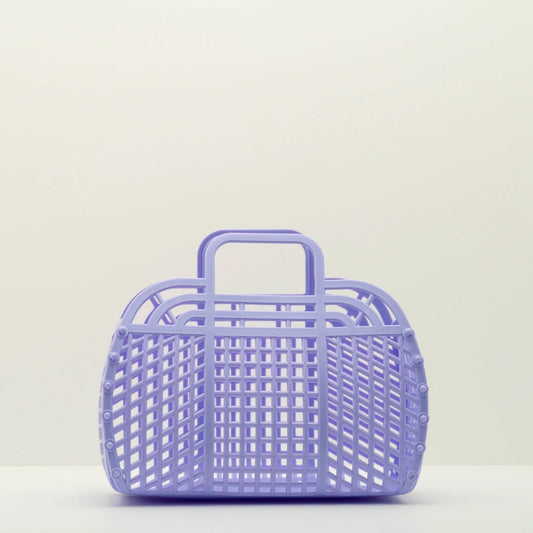 Retro Jelly Basket - Six colors to choose from