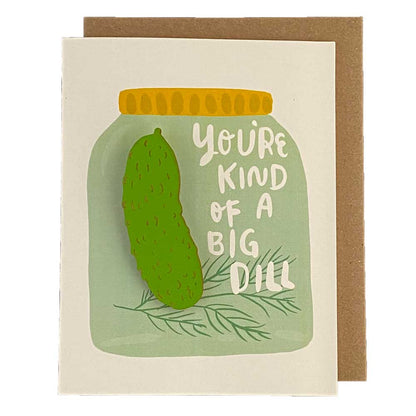 Pic of the Big Dill - Pickle  Magnet w/Card""