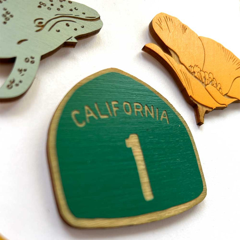 Awesome California - Set of 5 Magnets