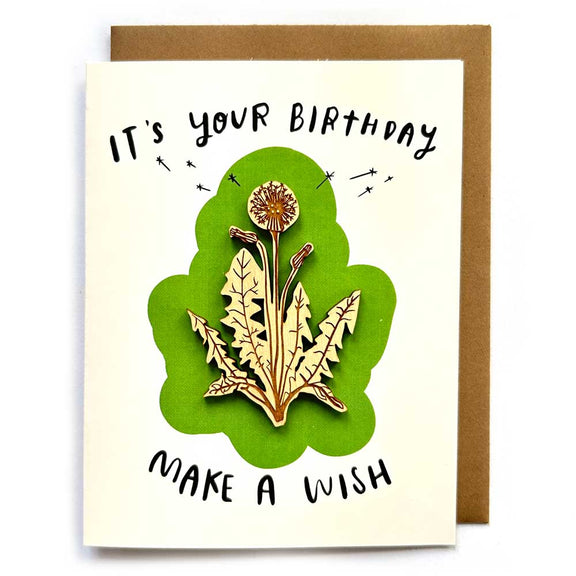 Pic of the Make a Wish - Dandelion Magnet w/Card""