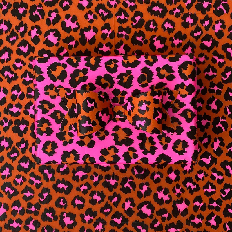Patterned Tissue, Leopard Ginger/Pink