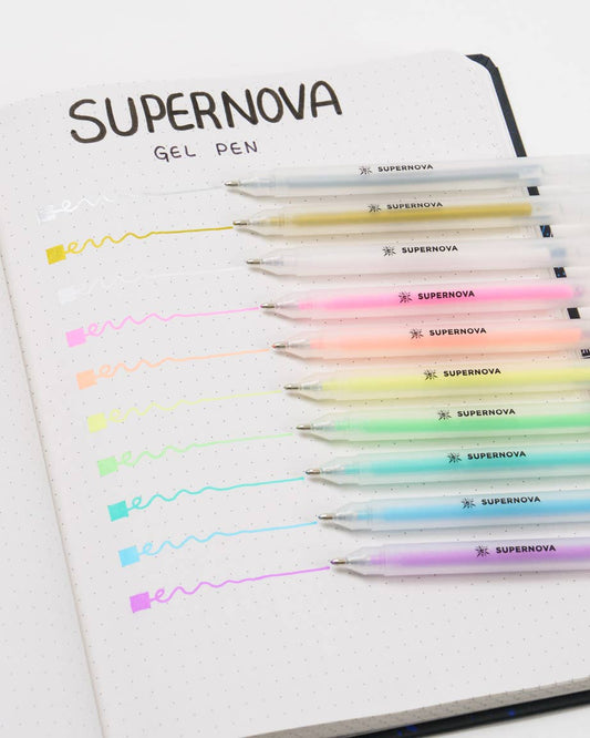 Supernova Gel Pen Pack 10pk