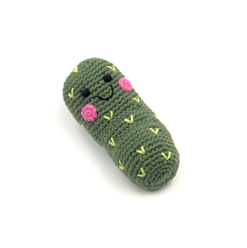 Sweet & Sour Handmade Pickle Rattle