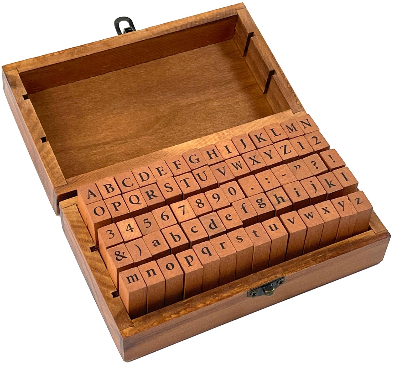 Retro Rubber Alphabet Stamps
