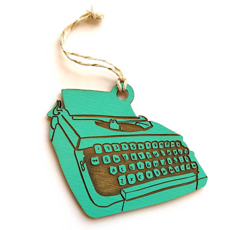 Pic of the Old School Typewriter Ornament""