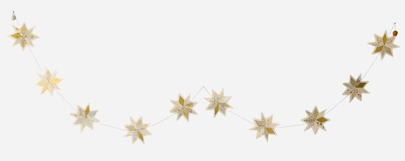 3D Star garland