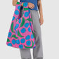 Baggu Tote, Pink Apples & Bananas