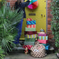 Patterned Tissue, Leopard Ginger/Pink