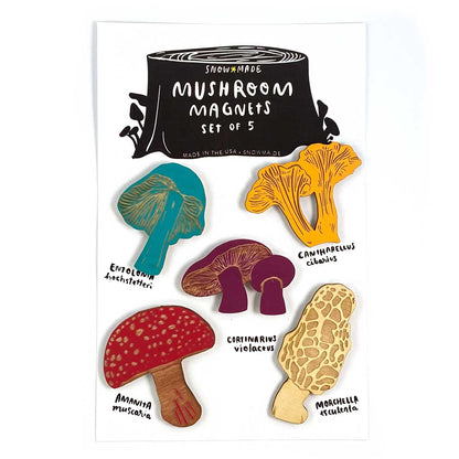 Pic of the Mushroom - Series 1 - Set of 5 Magnets""
