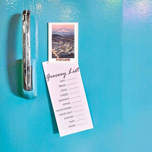 Mt. Hood over Portland Magnet