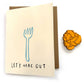 Let's Mac Out - Mac n Cheese Magnet w/Card