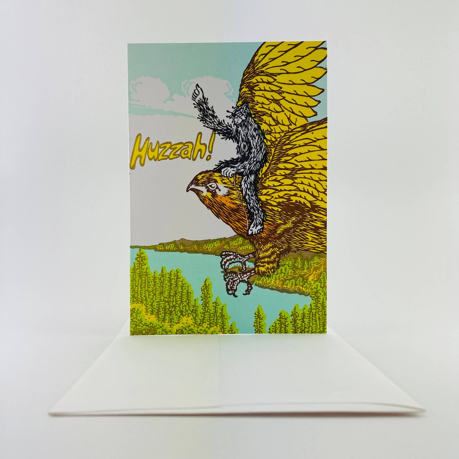 Falcon & Mini Sasquatch Huzzah!