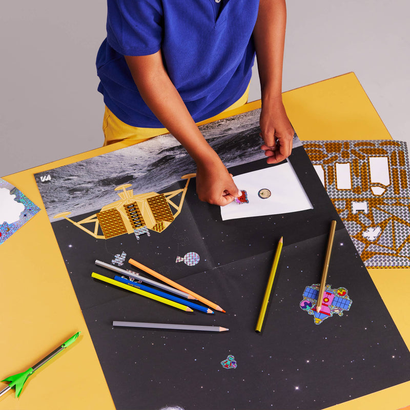MOON Sticker Based Art Pack