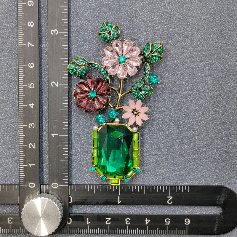 RHINESTONE FLOWER BOUQUET