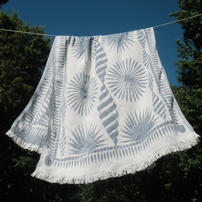 Aloom Shrine Towel, Blue