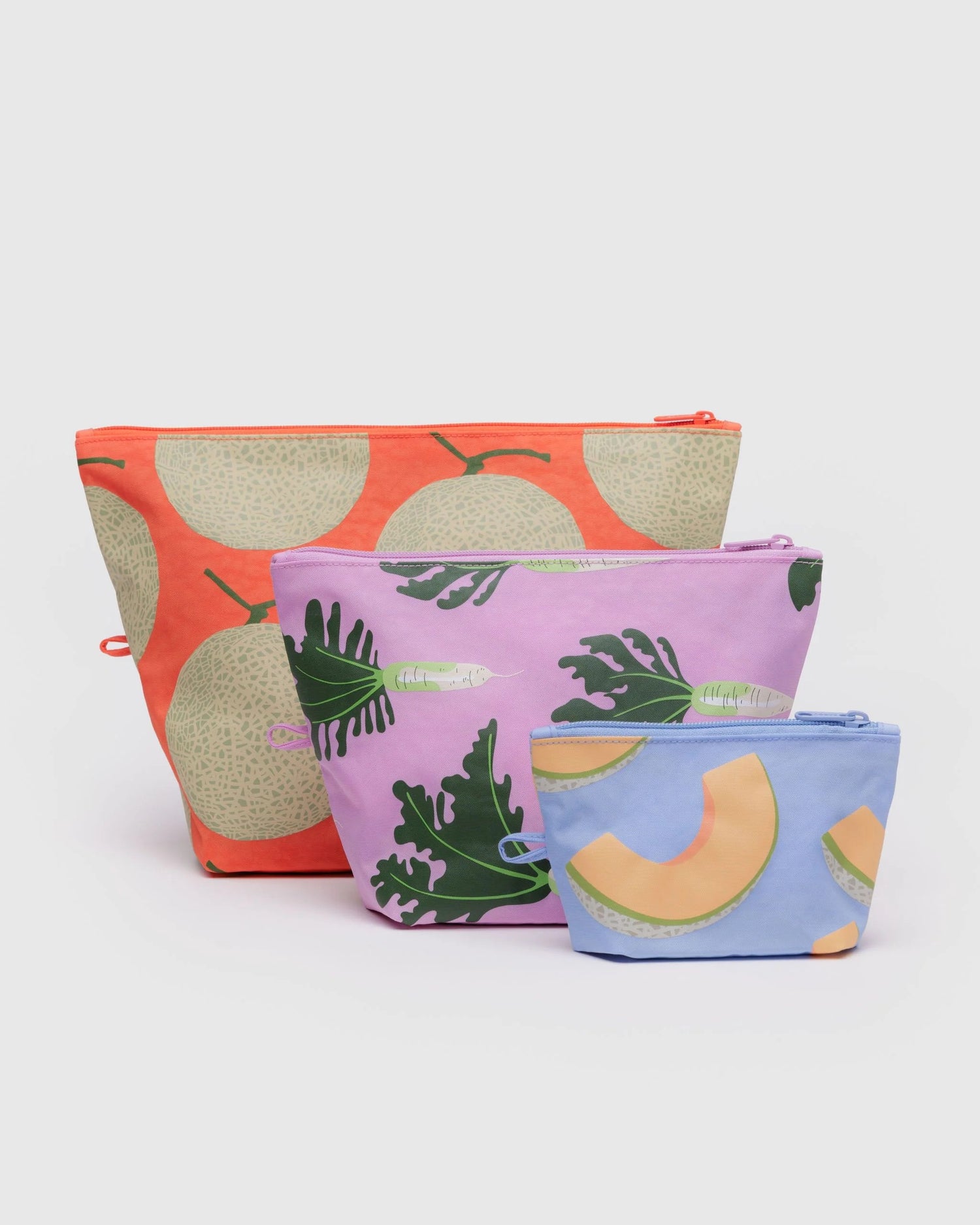 Baggu Go Pouch Set, Japanese Produce