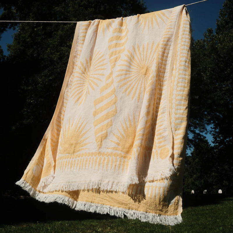 Aloom Shrine Towel, Yellow