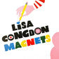 Lisa Congdon - Set of 5 Magnets