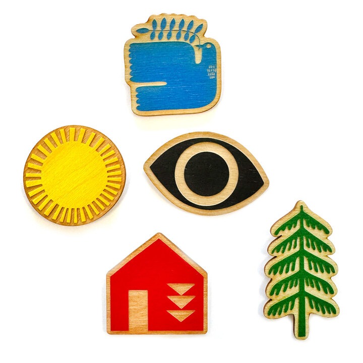 Lisa Congdon - Set of 5 Magnets