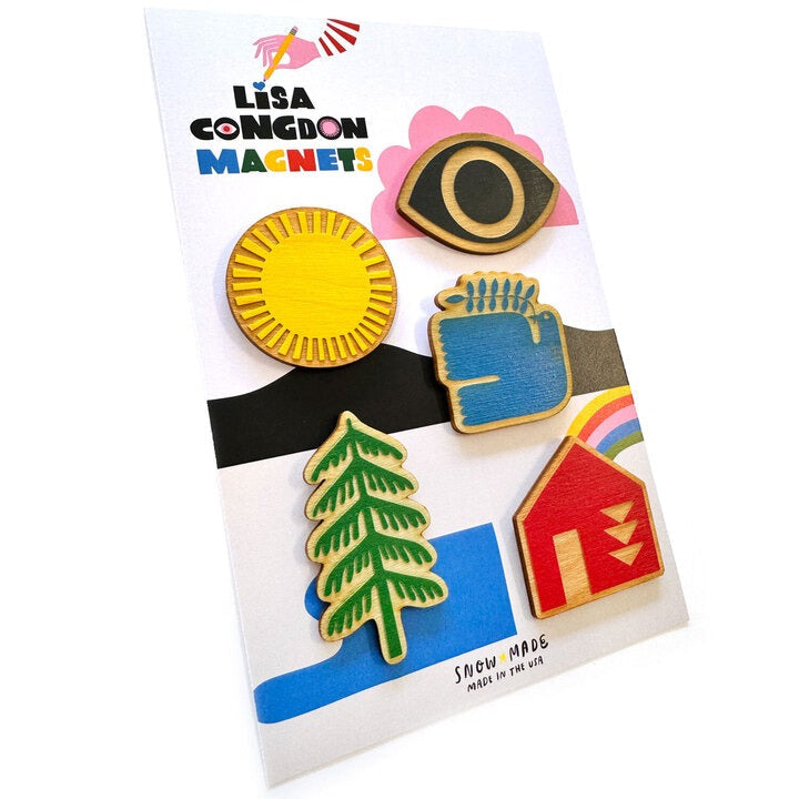 Lisa Congdon - Set of 5 Magnets