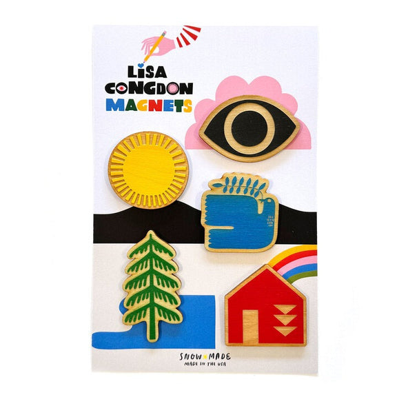 Pic of the Lisa Congdon - Set of 5 Magnets""
