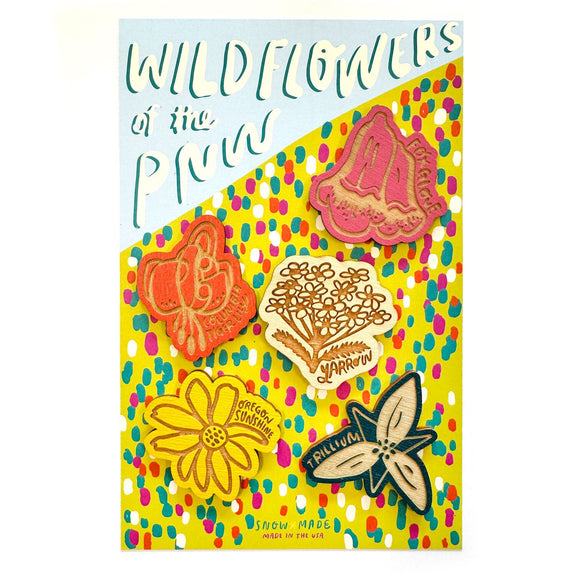 Pic of the Wildflowers of the PNW - Set of 5 Magnets""