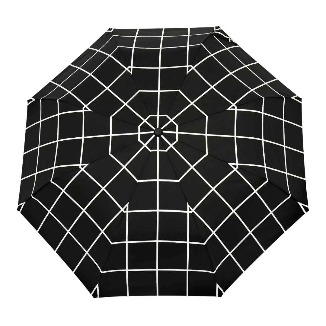 Umbrella- Black Grid