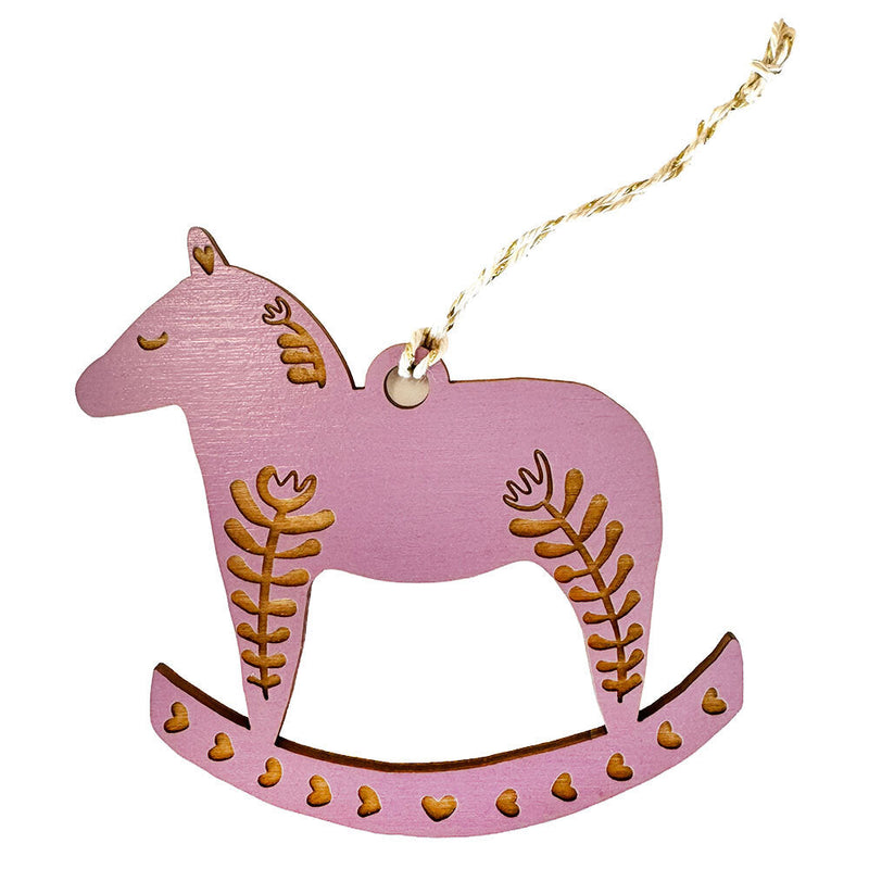 Pic of the &quo;Scandinavian Rocking Horse Ornament&quo;