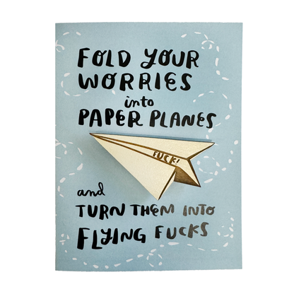 Pic of the &quo;Paper Planes Magnet w/Card&quo;