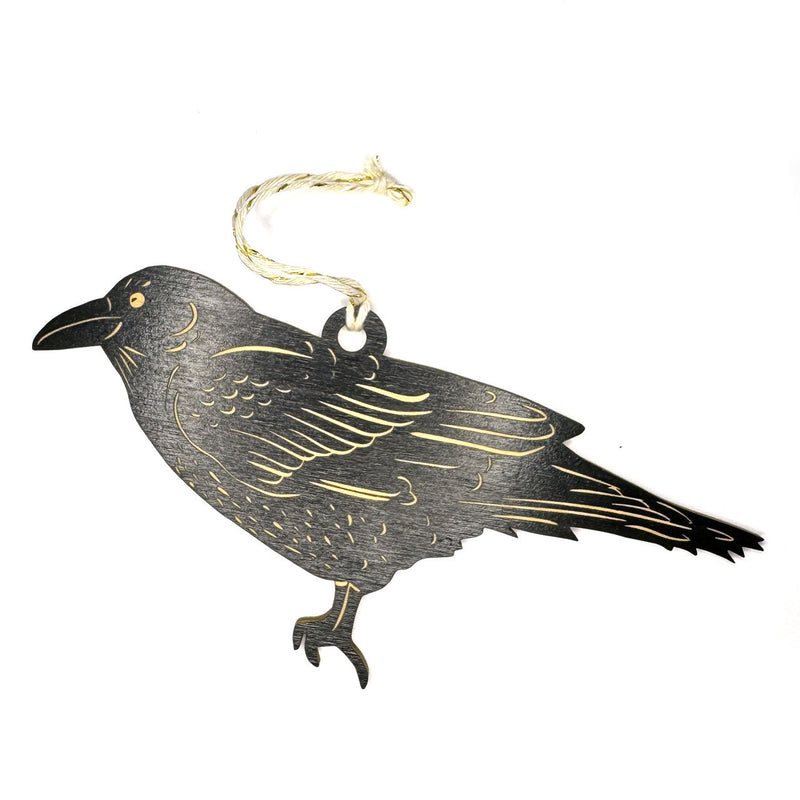 Pic of the Raven Ornament""