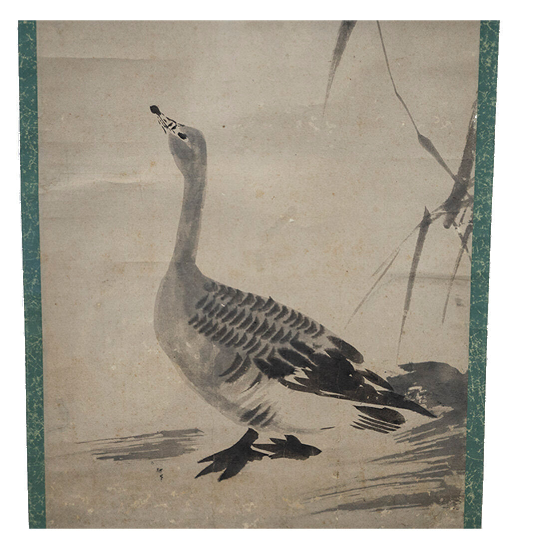 Japanese Goose Reed Goose and Reeds Scroll – Cargo Inc.