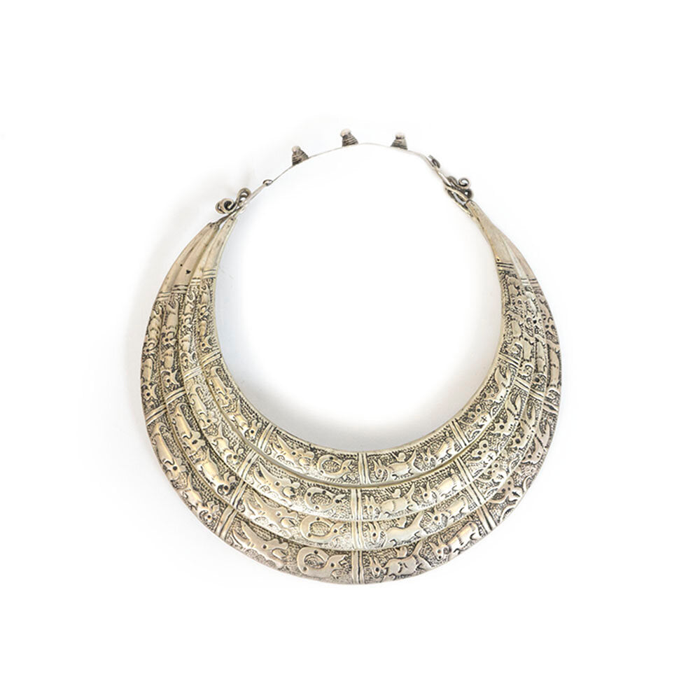 Miao Silver Ceremonial Necklace, 1