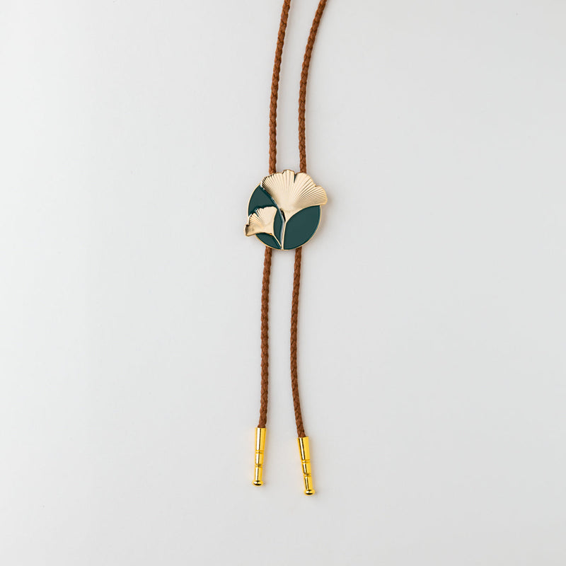 Ginkgo Bolo Tie