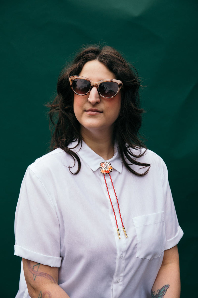 Tomato Bolo Tie with Crush