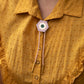 Daisy Hex Tile Bolo Tie