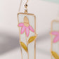 Echinacea Translucent Earrings
