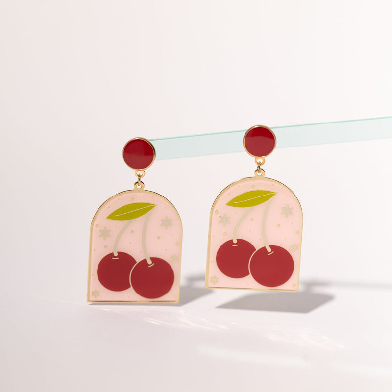 Cherry Arch Earrings