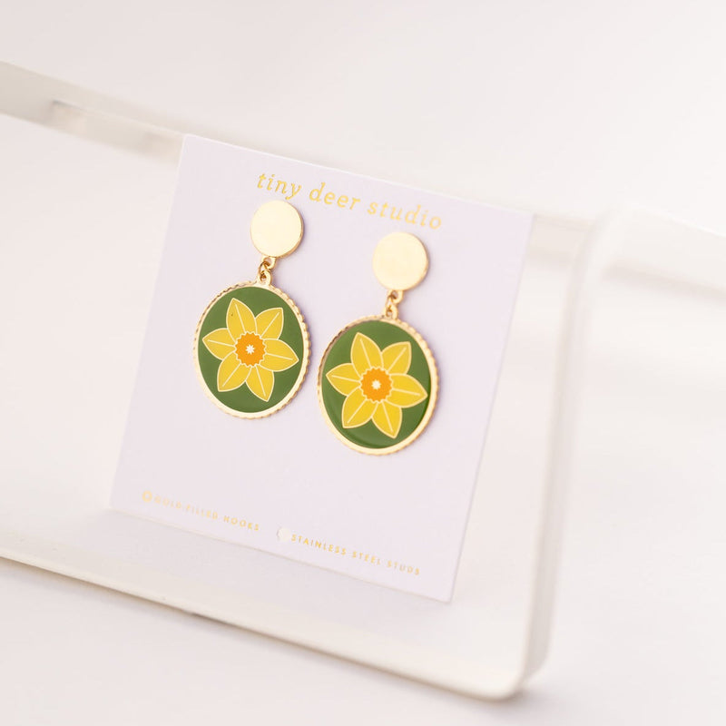 Daffodil Earrings