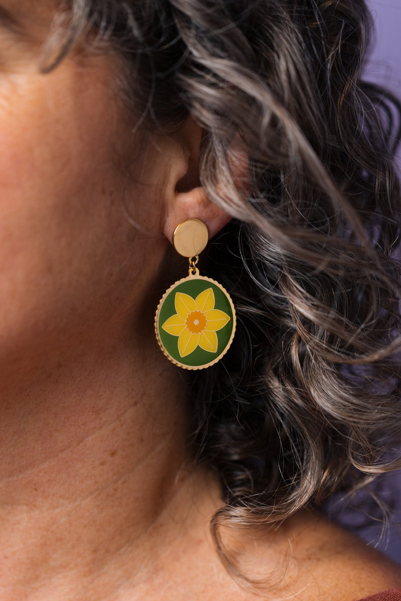 Daffodil Earrings