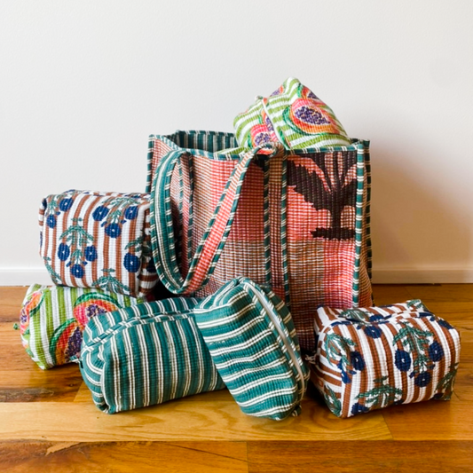 Quilted Cotton Tote