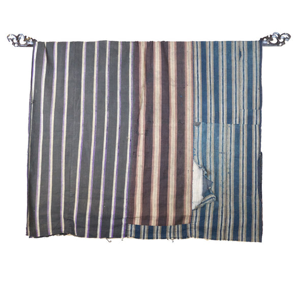 Vintage Japanese boro with vertical line pattern