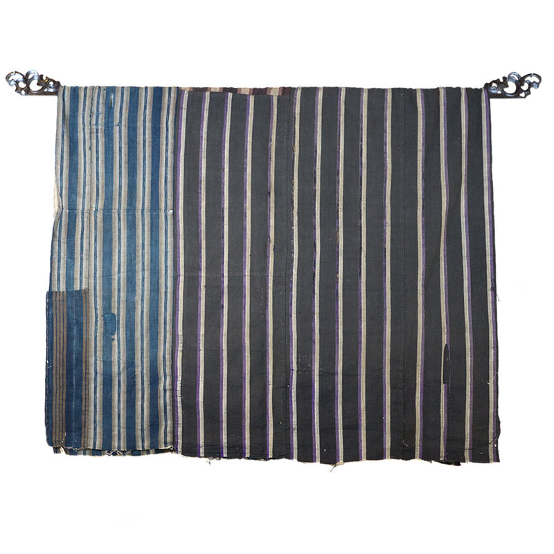 Vintage Japanese boro with vertical line pattern