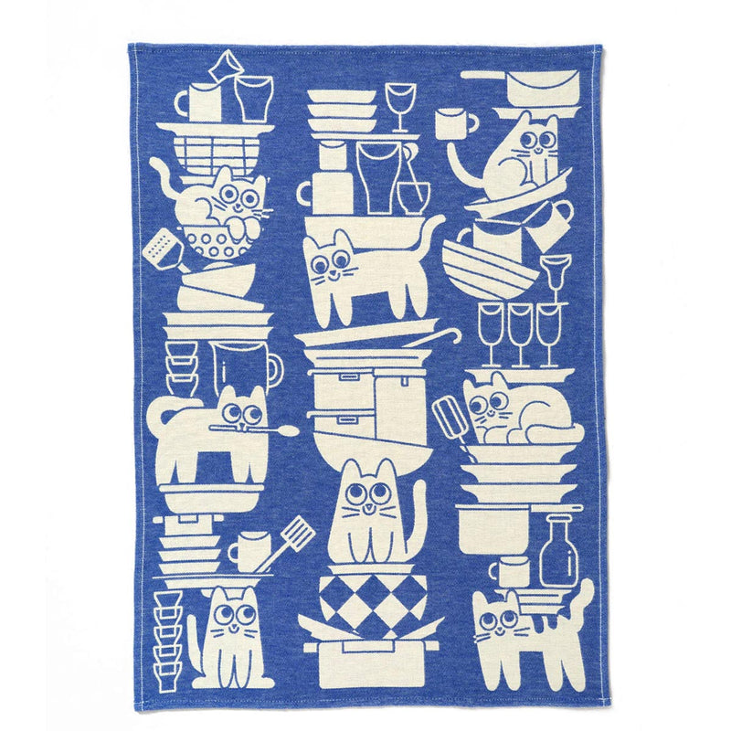 Tea Towel - Kitchen Cats